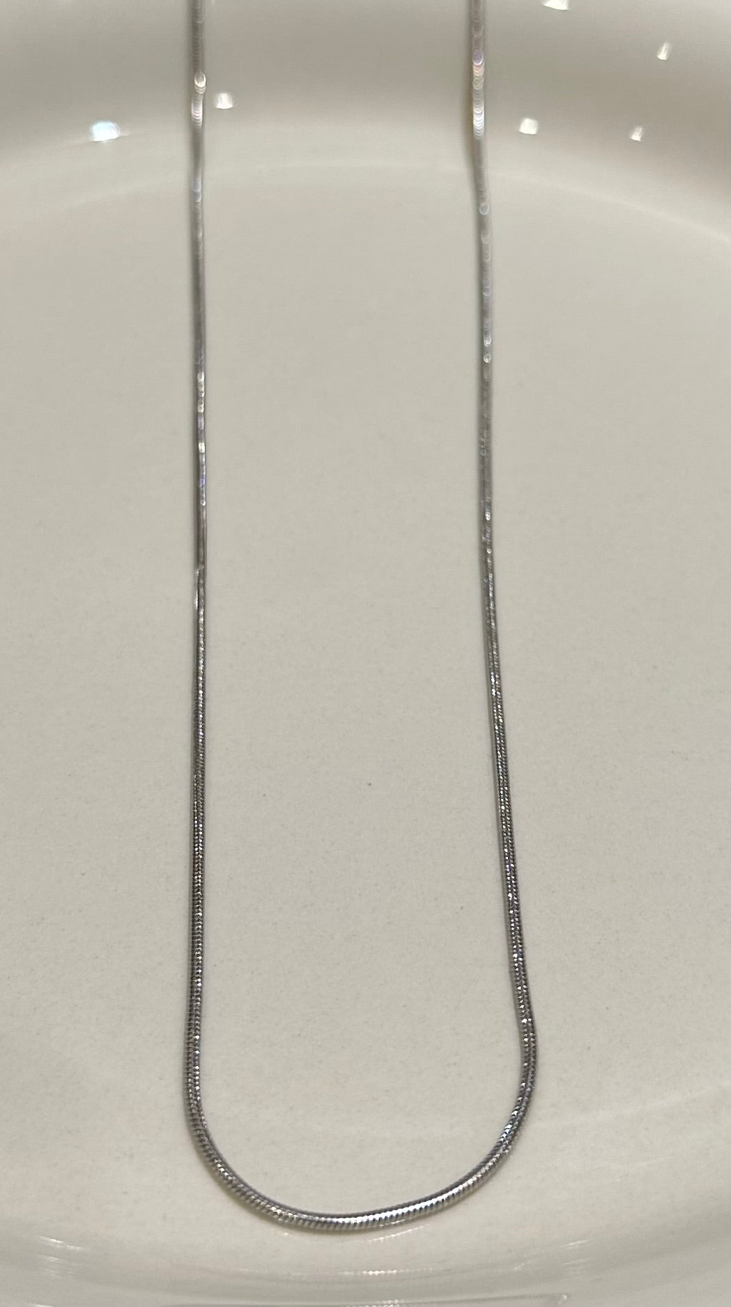 Schlangenkette Herren Silber – Snake Chain, glatt, 2mm