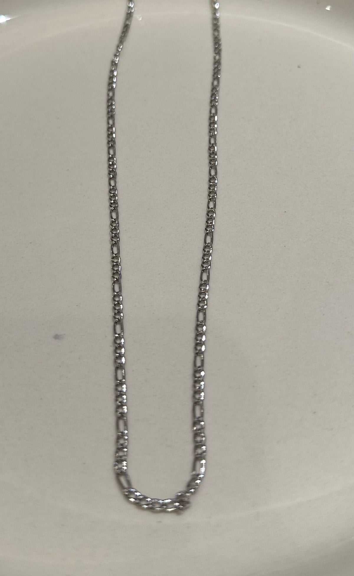 Figaro Kette Herren Silber – 3+1 Gliederkette, 3mm