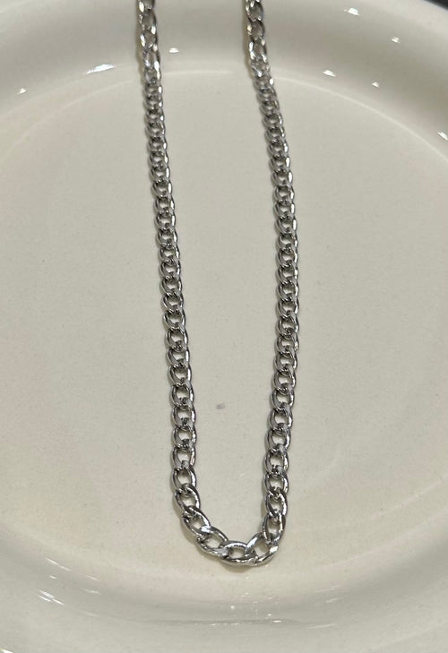 Panzerkette Herren Silber – Cuban Link Chain, 6mm